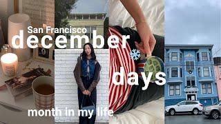 Life in my hometown. A *cozy* San Francisco vlog (winter haul, baking, chatty, and going outside)