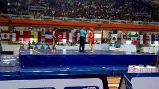 Final Wushu Sanda  56 Kg 1 Round Jogos Mundiais Cali 2013