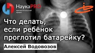 Что делать, если ребёнок проглотил батарейку – Алексей Водовозов | Лекции по медицине | Научпоп