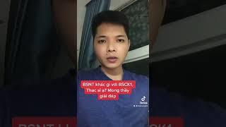 BSNT khác gì với BSCK1,2, thạc sĩ ạ?