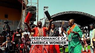 Moments America-Wonder Perform Magics during Ogbomoso Carnival