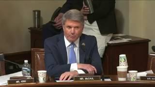 McCaul Questions Acting Secretary McAleenan on Border Security Funding Solutions