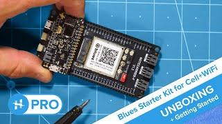 Blues Starter Kit for Cell+WiFi Unboxing with Hackster PRO Jeremy Cook