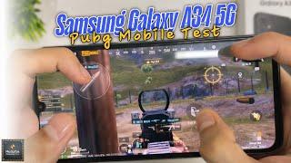 Samsung Galaxy A34 5G Mediatek Dimensity 1080 Pubg Mobile Gaming Test 2025