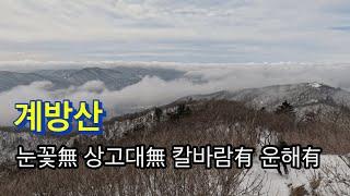 241225 / 계방산 / 눈꽃無 상고대無 칼바람有 운해有 / 운두령-전망대-계방산-주목군락지-노동계곡-자동차야영장-이승복생가-아래삼거리/