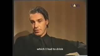 Lindemann Interview1997; warum er gerne Kindern Schnäpse gibt