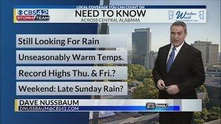 October 22nd CBS 42 News at 4 pm Weather Update