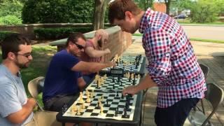 Guy in Park Destroys Chess Hustlers