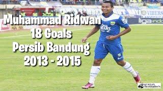 Muhammad Ridwan 18 Goals Persib Bandung 2013 - 2015