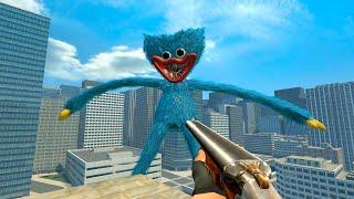 SCARY HUGGY WUGGY FROM POPPY PLAYTIME WANTS TO EAT ME PT 4 | Garry's Mod