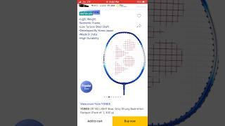 yonex zr 100 light badminton Racket Review ## blue  Strung Badminton Racket #% #