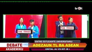 Debate Akademiku(L.Inglesa)UNITAL A VS  DIT B,Tematiku Vantajen No Desvantajen  Adezaun TL Ba ASEAN