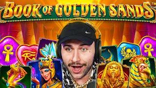 I SPUN IN A $24,000 BONUS! INSANE PROFIT ON BOOK OF GOLDEN SANDS!!! (BONUS BUYS)