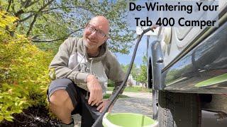 How To De-Winterizing  a 2019 Tab 400 Camper | High Level Overview