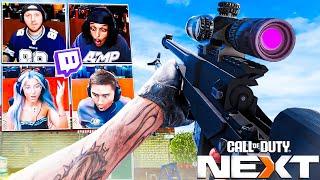 Killing Streamers with my Sniper on BLACK OPS 6!! (COD NEXT)