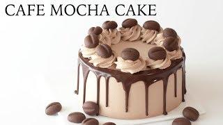 꾸준한 인기 카페 모카 생크림케이크  /ASMR/Cafe Mocha Cake / Whipped cream Icing