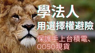學法人避險，保護手上台積電、0050，用選擇權 提高勝率保護資產｜選擇權教學 策略 心法 攻略