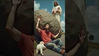 Sacrificial Savior: Dog Stops Car, Beaten, Jesus's Miracle