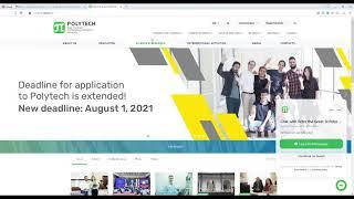 Polytech Online Application System Video Demonstration