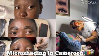 Microshading Eyebrow Transformation Vlog in Buea Cameroon |Lifestyle by Kam