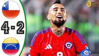 Chile vs Venezuela 4-2 Highlights & All Goals 2024 HD