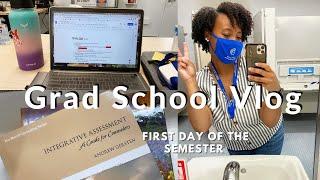 GRAD SCHOOL VLOG: Preparing for a new semester + First day of my second semester of graduate school