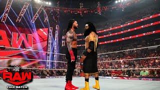 FULL MATCH - Veer Mahaan vs. Roman Reigns : RAW 2025