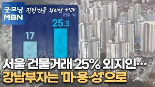 서울 건물거래 25% 외지인…강남부자는 '마·용·성'으로 [굿모닝MBN]