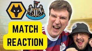 SOMETIMES YOU JUST HAVE TO T**T IT! WOLVES 1-2 NEWCASTLE