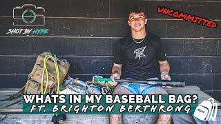 Episode 26: What's In My Baseball Bag? Ft. Brighton Berthrong (Class of 2022 Catcher UNCOMMITTED)