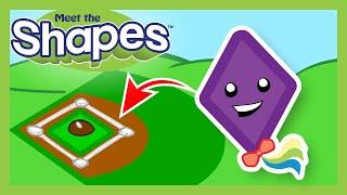 Meet the Shapes - "Diamond" Jump-in | Preschool Prep Company