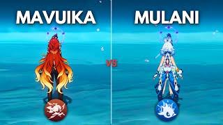 F2P:- Mavuika vs Mualani !! best Nuke DPS!? [Genshin Impact]