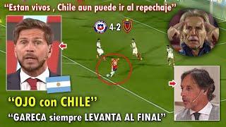 "CHILE RESUCITA" PERIODISTAS ARGENTINOS REACCIONARON ASI A LA VICTORIA de CHILE VS VENEZUELA 4-2 HOY