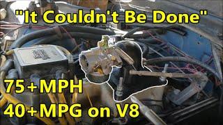 Will It Run? Lawn Mower Carb on V8! (The "IMPOSSIBLE" Becomes Reality!) Start to Finish