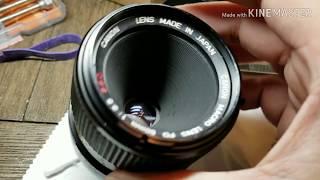 Canon FD macro 3.5 Front element disassembly