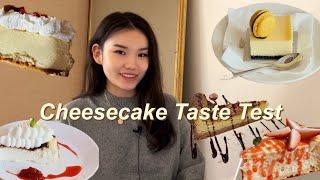 Миний амаар Cheesecake Taste Test in UB  | Хамгийн гоё cheesecake | Homebody Taste Test Vlog