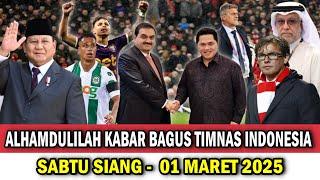  DIUMUMKAN TEPAT HARI INI!! LANGKAH JENIUS ET!! BERITA TIMNAS INDONESIA SIANG INI - 01 MARET 2025