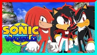 Double the edge! - Shadow, Knuckles and Shadie play Sonic World!