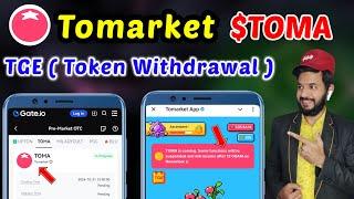 Tomarket $TOMA Token Distribution Date  | Tomarket new update token withdrawal   Toma value