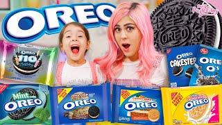 PROBANDO LAS OREOS MÁS EXTRAÑAS CON MI SOBRINA | MIS PASTELITOS