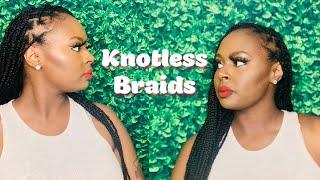 How I Do Knotless Braids On Myself | Arial'Monique