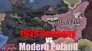 Modern Day Polish Army Vs. 1939 German Invasion | Hoi4