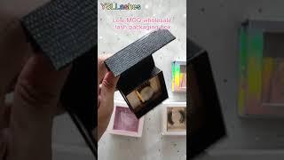 Square eyelash packaging box, custom lash box!