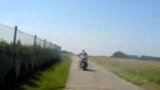 Honda CBR 600 palenie gumy