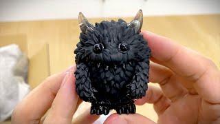 INSTINCTOY - Mini Monster Fluffy "Black & Black Clear" Unboxing!!