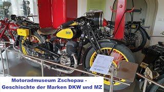 Motorradmuseum Zschopau. Geschichte der Marken DKW und MZ - September 2021