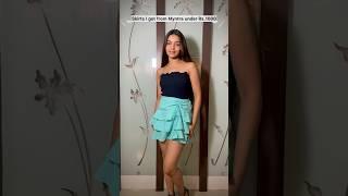 Myntra skirts under Rs.1000 #ytshort #ytshorts