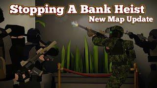 SWAT Team Halts Bank Robbery In New Hectic VR Map || Tactical Assault VR gameplay footage.
