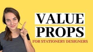 Value Props for Stationery Designers