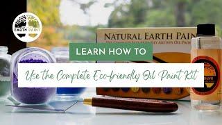 The Complete Eco-Friendly Oil Paint Kit | Natural Earth Paint Tutorial